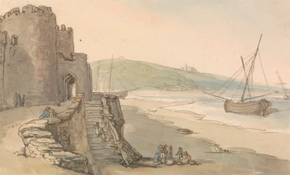 Caernarvon Castle, Eingang zu einem Turm